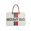 Childhome taška Mommy Bag Big Off White-Green Red